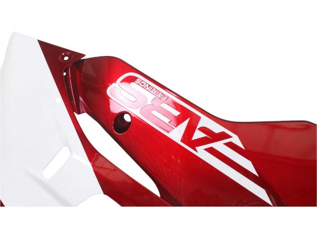 Carénages Moto Yamaha YZF 600 R6 2017-2025 - Blanc Rouge Noir