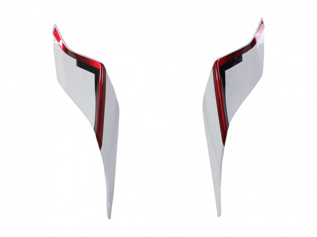Carénages Moto Yamaha YZF 600 R6 2017-2025 - Blanc Rouge Noir