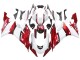 Carénages Moto Yamaha YZF 600 R6 2017-2025 - Blanc Rouge Noir