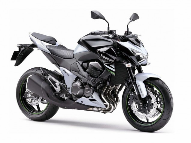Carénages Moto Kawasaki Z800 2013-2018 - Blanc Noir Brillant Vert