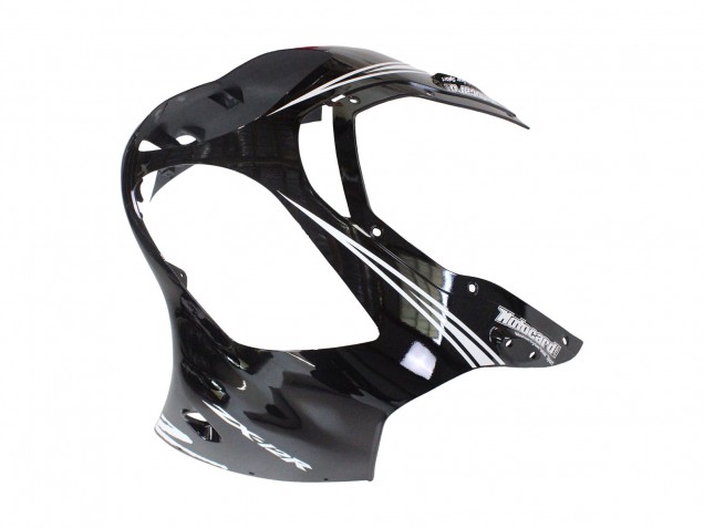 Carénages Moto Kawasaki ZX12R 2000-2001 - Noir Brillant Blanc Elf Neige