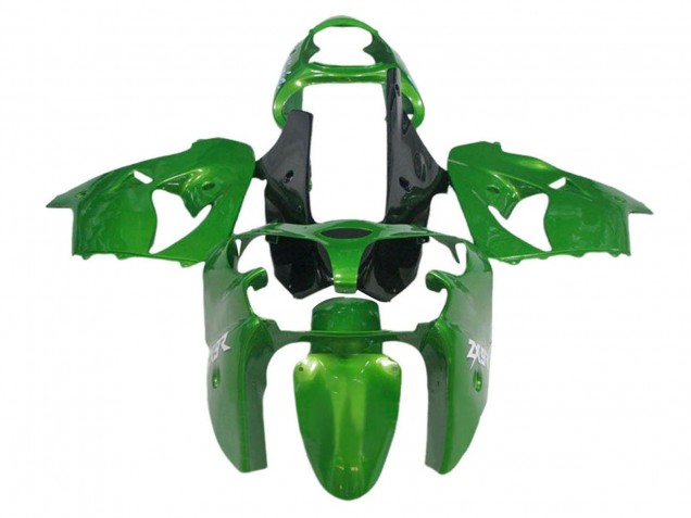 Carénages Moto Kawasaki ZX12R 2002-2006 - Vert Noir