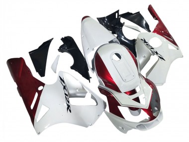 Carénages Moto Kawasaki ZX12R 2002-2006 - Blanc Rouge Noir