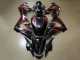 Carénages Moto Honda CBR650R 2019-2020 - Noir Brillant Rouge Bande
