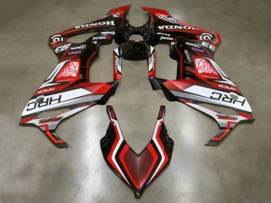 Carénages Moto Honda CBR650R 2019-2020 - Blanc Rouge Noir Brillant HRC