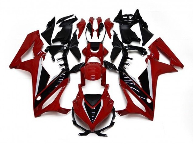 Carénages Moto Honda CBR650R 2021-2023 - Rouge Marron Noir Brillant