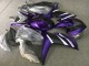 Carénages Moto Yamaha YZF R3/R25 2015-2018 - Blanc Violet Noir Mat