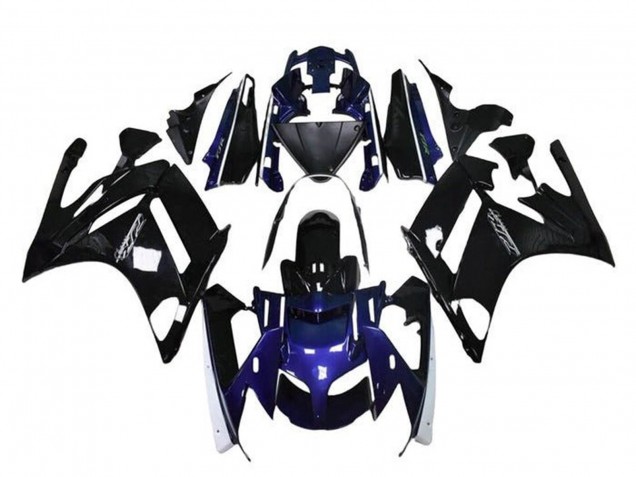 Carénages Moto Yamaha FJR1300 2013-2015 - Noir Brillant Bleu