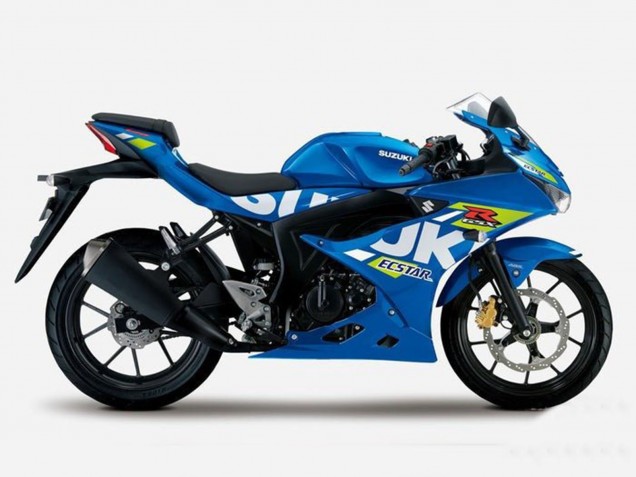 Carénages Moto Suzuki GSXR125 2017-2025 - Bleu Jaune Ecstar
