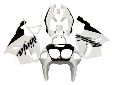 Carénages Moto Kawasaki ZX7R 1996-2003 - Blanc Noir