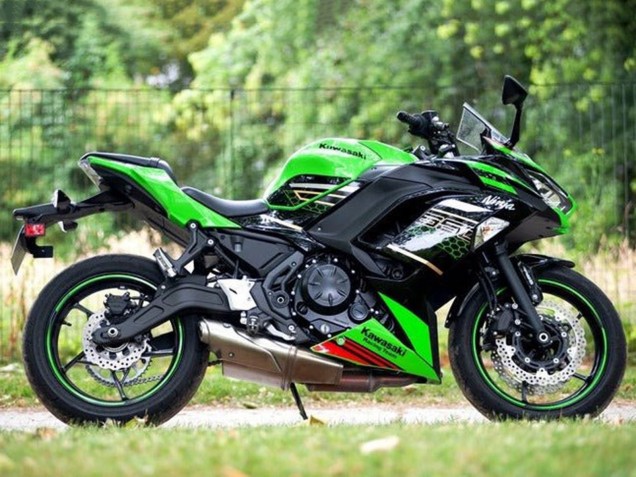 Carénages Moto Kawasaki Ninja 650 EX650 2020-2025 - Vert Noir Rouge Rayon de Miel