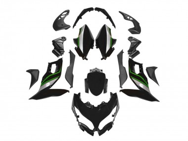Carénages Moto Kawasaki Versys 650 2015-2021 - Noir Vert Argent