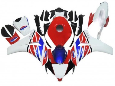 Carénages Moto Honda CBR1000RR 2008-2011 - Blanc Rouge Bleu Noir Bande