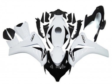 Carénages Moto Honda CBR1000RR 2008-2011 - Blanc Noir Brillant