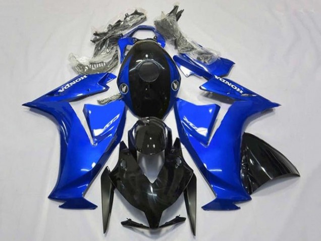 Kits Carénage Moto ABS Honda CBR1000RR 2012-2016 - Bleu Noir Brillant