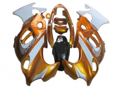Carénages Moto Suzuki GSX600F/GSX750F 2004-2006 - Orange Blanc
