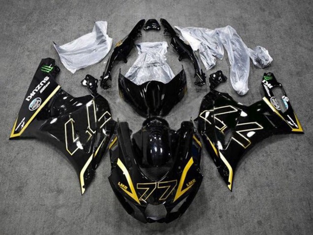 Carénages Moto Suzuki GSXR1000 2017-2025 - Noir Or 77