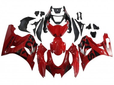 Carénages Moto Suzuki GSXR1000 2017-2025 - Rouge Noir Argent