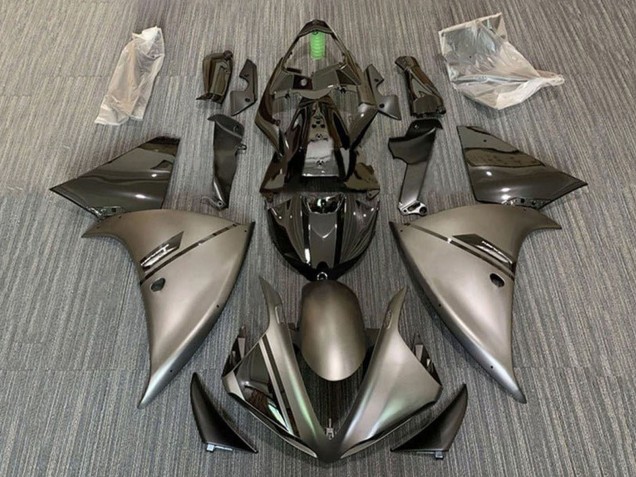 Carénages Moto Yamaha YZF 1000 R1 2009-2011 - Noir Brillant Gris Mat