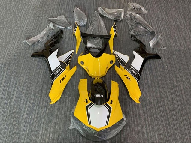 Kits Carénage Moto Yamaha YZF 1000 R1 2015-2019 - Jaune Blanc Noir