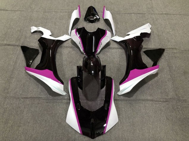 Carénages Moto Yamaha YZF 1000 R1 2015-2019 - Blanc Noir Brillant Rose