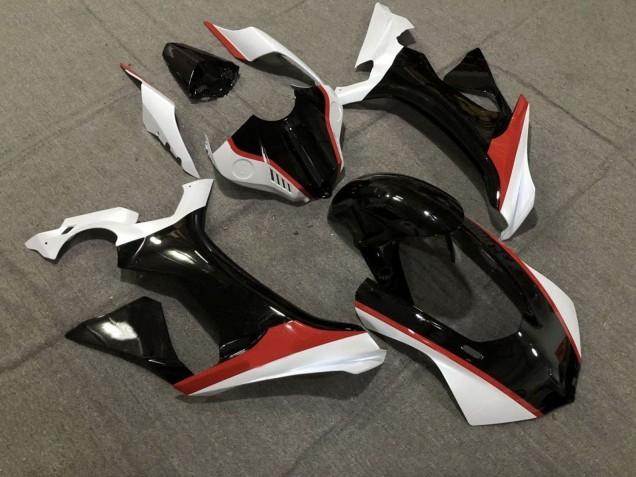 Carénages Moto Yamaha YZF 1000 R1 2015-2019 - Blanc Noir Brillant Rouge