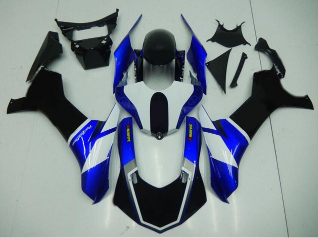 Carénages Moto Yamaha YZF 1000 R1 2020-2025 - Bleu Blanc Noir