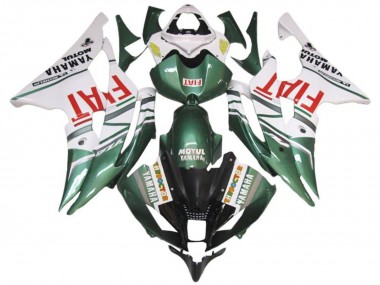 Carénages Moto Yamaha YZF R6 2008-2016 - Blanc Vert Rouge Fiat
