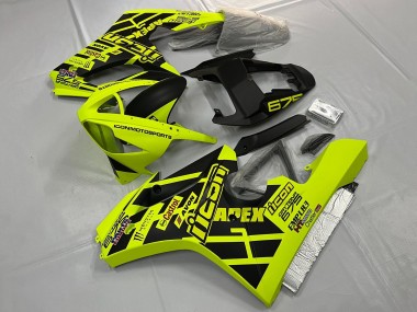 Carénages Moto Triumph Daytona 675 Triple 2006-2008 - Jaune Noir Mat