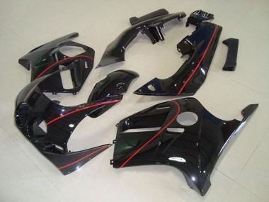 Carénages Moto Honda CBR250RR MC19 1988-1989 - Noir Brillant Rouge Doubler
