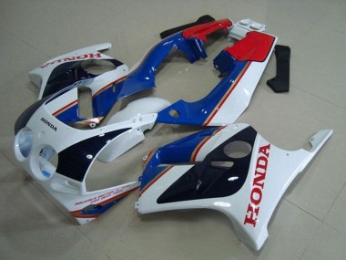 Carénages Moto Honda CBR250RR MC19 1988-1989 - Blanc Rouge Bleu Noir Brillant