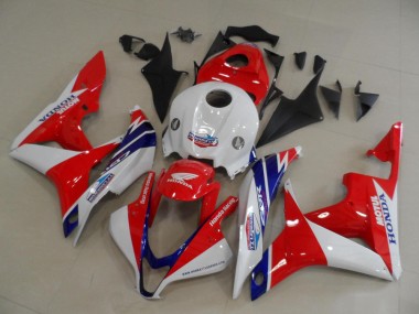 Carénages Moto Honda CBR600RR 2007-2008 - Blanc Rouge Bleu
