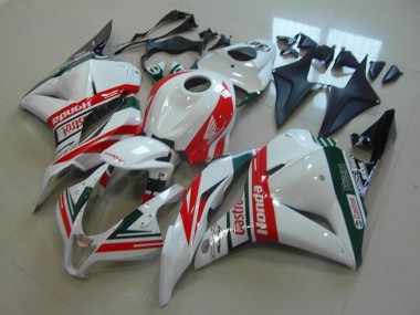 Carénages Moto Honda CBR600RR 2009-2012 - Blanc Rouge Vert Castrol