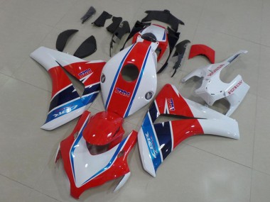 Kits Carénage Moto Honda CBR1000RR 2008-2011 - Blanc Rouge Bleu HRC