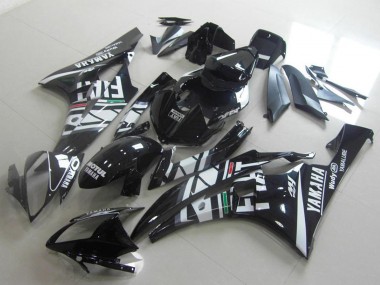 Carénages Moto Yamaha YZF R6 2006-2007 - Blanc Noir Brillant Vert Rouge Fiat Yamalube Motul