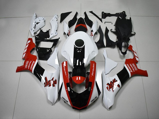 Carénages Moto Yamaha YZF R1 2015-2019 - Blanc Rouge Noir GYTR