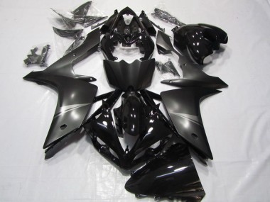 Carénage Moto Yamaha YZF R1 2007-2008 - Noir Brillant Noir Mat