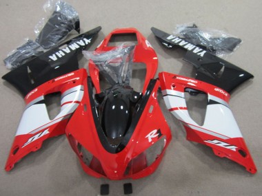Carénages Moto Yamaha YZF R1 2009-2011 - Rouge Blanc Noir