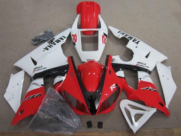 Carénage Moto Yamaha YZF R1 2009-2011 - Blanc Rouge Noir