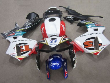 Carénages Moto Honda CBR600RR 2005-2006 - Blanc Rouge Noir Bleu 27