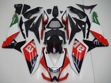 Carénages Moto Aprilia RSV4 1000 2009-2015 - Noir Rouge Blanc
