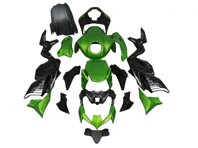 Carénages Moto Kawasaki Z900 2020-2024 - Vert Noir