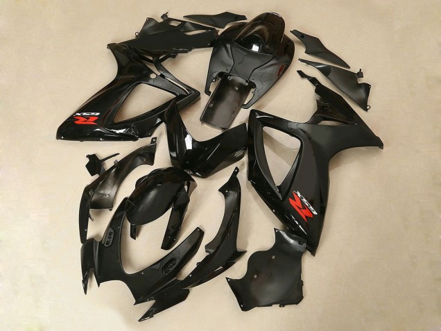 Carénage Moto Suzuki GSXR 600/750 2006-2007 - Noir Brillant